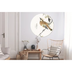 MuchoWow Tableau Imprimé Rond Oiseau - Branche - Personnages - Japonais Impres... -Dekliktableau Magasin tableau imprime rond oiseau branche personnages japonais impression sur aluminium en rond 140x140 cm tableau decoration murale salon 12445332 33203054 1140x1140