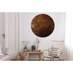MuchoWow Tableau Imprimé Rond Rouille - Vintage - Acier Impression Sur Alumini... -Dekliktableau Magasin tableau imprime rond rouille vintage acier impression sur aluminium en rond 120x120 cm tableau decoration murale salon 12443100 33196346 1140x1140