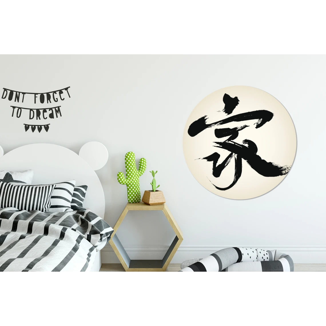 MuchoWow Tableau Imprimé Rond Signe Chinois Pour La Maison Impression Sur Alum... 3 MuchoWow Tableau Imprimé Rond Signe Chinois Pour La Maison Impression Sur Alum... – Image 3