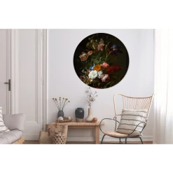 MuchoWow Tableau Imprimé Rond Vase Avec Des Fleurs - Peinture De Rachel Ruysch... 6 MuchoWow Tableau Imprimé Rond Vase Avec Des Fleurs - Peinture De Rachel Ruysch... -Dekliktableau Magasin tableau imprime rond vase avec des fleurs peinture de rachel ruysch impression sur aluminium en rond 140x140 cm tableau decoration murale salon 12437870 33180128 1140x1140