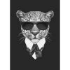 DECLIKTABLEAU Tableau Jaguar Cool Portraits L.55 X H.80 Cm