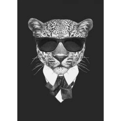 DECLIKTABLEAU Tableau Jaguar Cool Portraits L.55 X H.80 Cm
