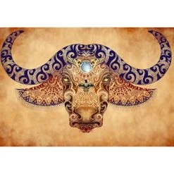 DECLIKTABLEAU Tableau Mystic Animal L.80 X H.55 Cm