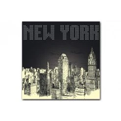DECLIKTABLEAU Tableau New York By Night 50X50 Cm -Dekliktableau Magasin tableau new york by night 50x50 cm 11445 1140x1140 1