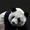DECLIKTABLEAU Tableau Pattern Panda 50x50
