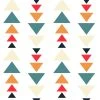 DECLIKTABLEAU Tableau Pattern Triangles Colorés 50x50