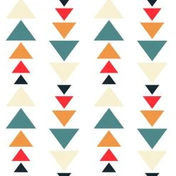 DECLIKTABLEAU Tableau Pattern Triangles Colorés 60x60