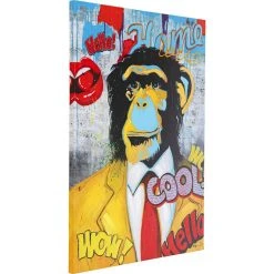 Karedesign Tableau Pop Art Singe 120x90cm Kare Design -Dekliktableau Magasin tableau pop art singe 120x90cm kare design 2