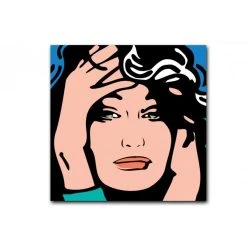 DECLIKTABLEAU Tableau Pop Art Woman 60X60 Cm