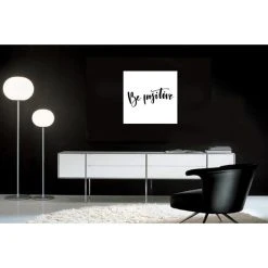 DECLIKTABLEAU Tableau Quotes Be Positive 60x60 -Dekliktableau Magasin tableau quotes be positive 60x60 design tableauquotesbepositive60x60 2 1140x1140 1