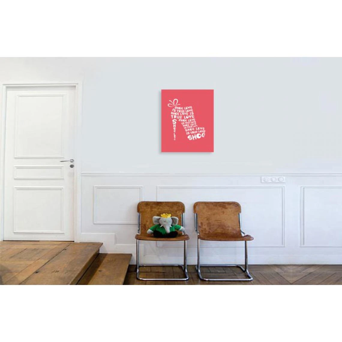 DECLIKTABLEAU Tableau Quotes Escarpin Love 60x60 2 DECLIKTABLEAU Tableau Quotes Escarpin Love 60x60 – Image 2