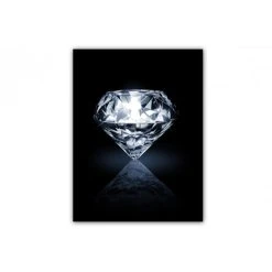 DECLIKTABLEAU Tableau Romantique Solitaire Diamant L.55 X H.80 Cm