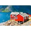 DECLIKTABLEAU Tableau Scandinave Noway Red Houses 80x55
