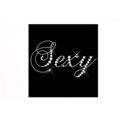 DECLIKTABLEAU Tableau Sexy Strass Sur Fond Noir 60X60 Cm