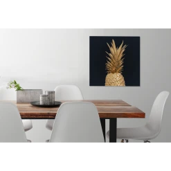 MuchoWow Tableau Sur Toile Ananas - Or - Peinture Decoration Murale 50x50 Cm -Dekliktableau Magasin tableau sur toile ananas or peinture decoration murale 50x50 cm 12443814 33198506 1140x1140