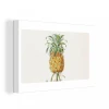 MuchoWow Tableau Sur Toile Ananas - Plante - Aliment Decoration Murale 90x60 Cm