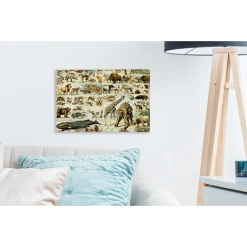 MuchoWow Tableau Sur Toile Animaux - Girafe - Lion Decoration Murale 30x20 Cm -Dekliktableau Magasin tableau sur toile animaux girafe lion decoration murale 30x20 cm 12472414 33285382 1140x1140