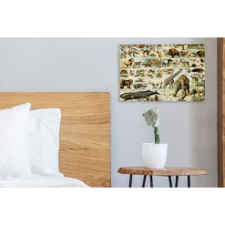 MuchoWow Tableau Sur Toile Animaux - Girafe - Lion Decoration Murale 30x20 Cm -Dekliktableau Magasin tableau sur toile animaux girafe lion decoration murale 30x20 cm 12472414 33285384 1140x1140