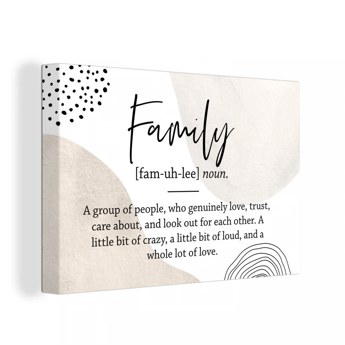 MuchoWow Tableau Sur Toile Dictionnaire - Famille - Citation Decoration Murale ... 1 MuchoWow Tableau Sur Toile Dictionnaire - Famille - Citation Decoration Murale ...