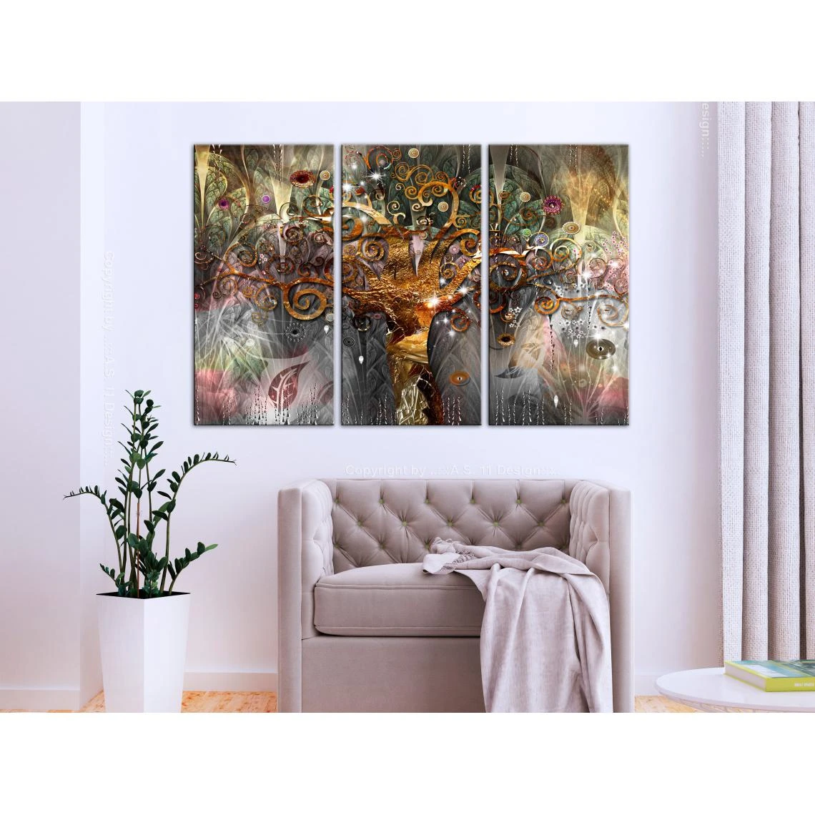 Decoshop26 Tableau Sur Toile En 3 Panneaux Décoration Murale Image Imprimée Cad... 2 Decoshop26 Tableau Sur Toile En 3 Panneaux Décoration Murale Image Imprimée Cad... – Image 2