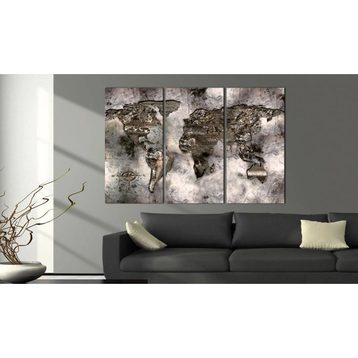 Decoshop26 Tableau Sur Toile En 3 Panneaux Décoration Murale Image Imprimée Cad... 2 Decoshop26 Tableau Sur Toile En 3 Panneaux Décoration Murale Image Imprimée Cad... – Image 2