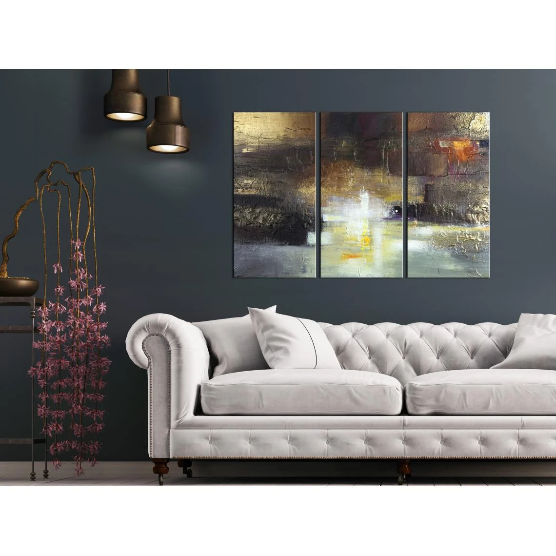 Decoshop26 Tableau Sur Toile En 3 Panneaux Décoration Murale Image Imprimée Cad... 2 Decoshop26 Tableau Sur Toile En 3 Panneaux Décoration Murale Image Imprimée Cad... – Image 2