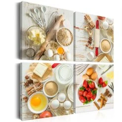 Decoshop26 Tableau Sur Toile En 4 Panneaux Décoration Murale Image Imprimée Cad...