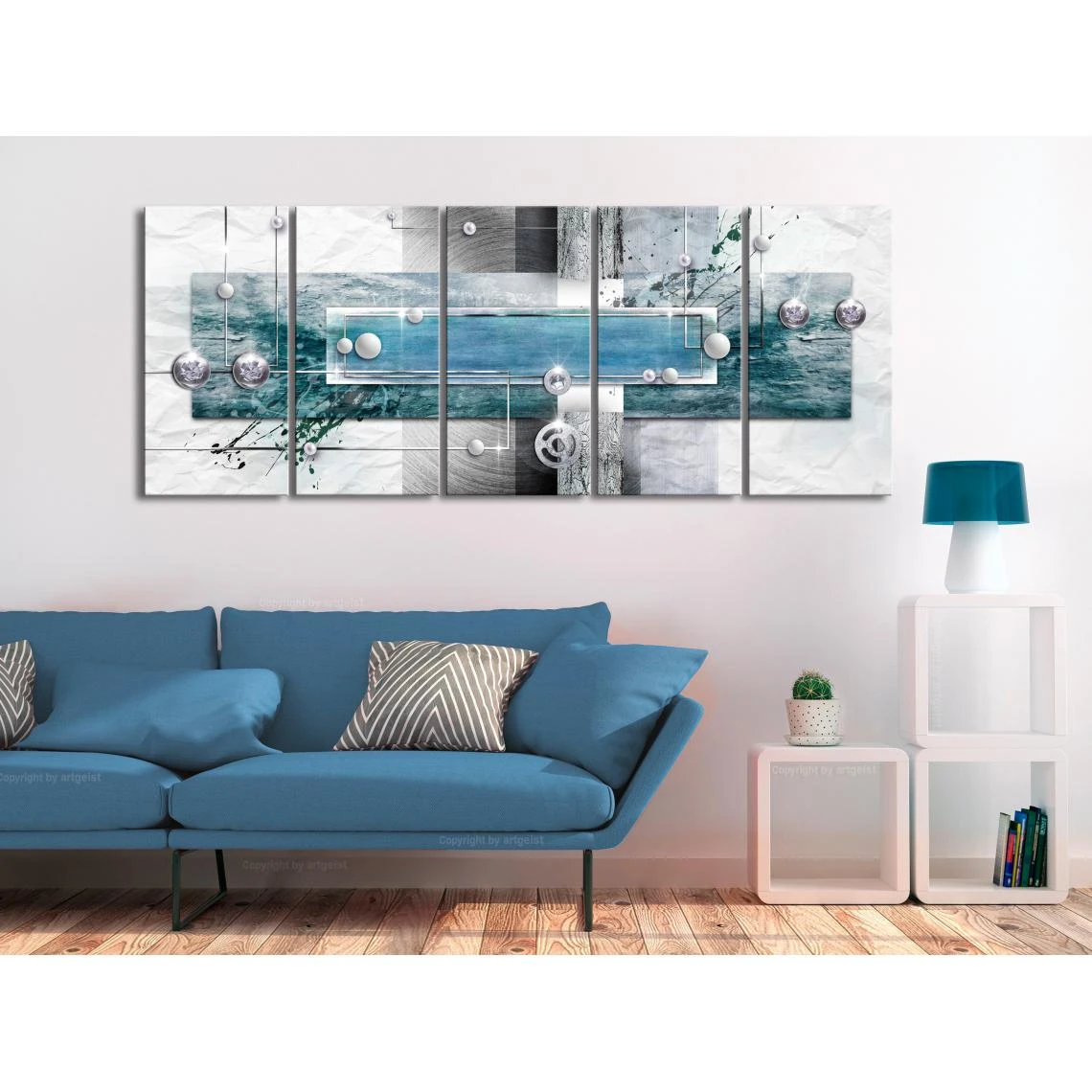 Decoshop26 Tableau Sur Toile En 5 Panneaux Décoration Murale Image Imprimée Cad... 2 Decoshop26 Tableau Sur Toile En 5 Panneaux Décoration Murale Image Imprimée Cad... – Image 2