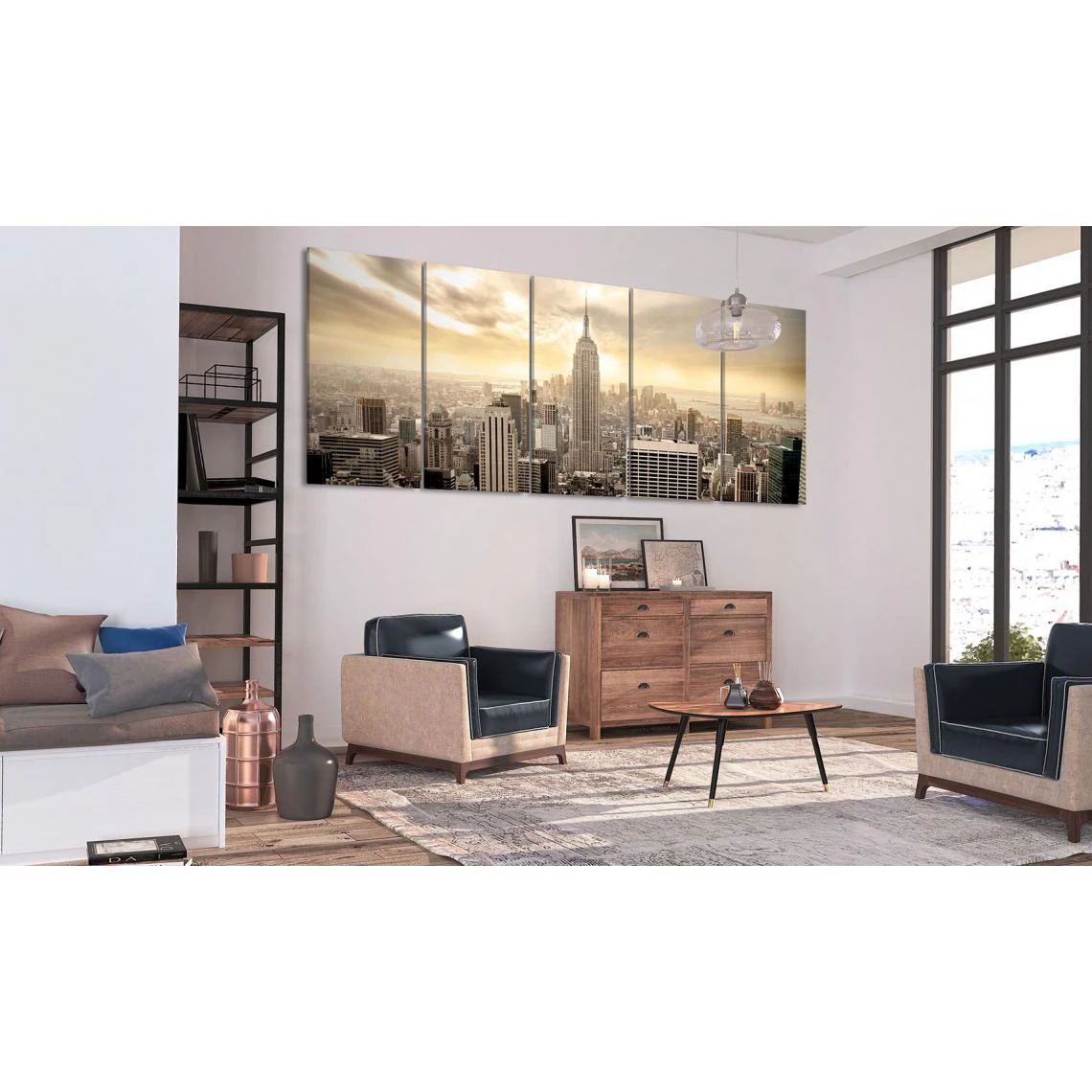 Decoshop26 Tableau Sur Toile En 5 Panneaux Décoration Murale Image Imprimée Cad... 2 Decoshop26 Tableau Sur Toile En 5 Panneaux Décoration Murale Image Imprimée Cad... – Image 2