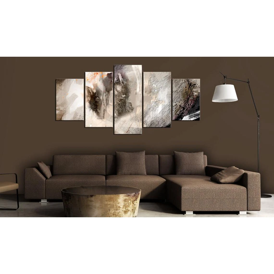 Decoshop26 Tableau Sur Toile En 5 Panneaux Décoration Murale Image Imprimée Cad... 2 Decoshop26 Tableau Sur Toile En 5 Panneaux Décoration Murale Image Imprimée Cad... – Image 2