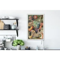 MuchoWow Tableau Sur Toile Ernst Haeckel - Anémone - Rétro - Actinae Decorati... -Dekliktableau Magasin tableau sur toile ernst haeckel anemone retro actinae decoration murale 60x90 cm 12471756 33283374 1140x1140