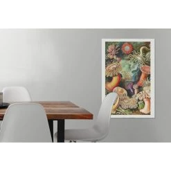 MuchoWow Tableau Sur Toile Ernst Haeckel - Anémone - Rétro - Actinae Decorati... -Dekliktableau Magasin tableau sur toile ernst haeckel anemone retro actinae decoration murale 60x90 cm 12471756 33283378 1140x1140