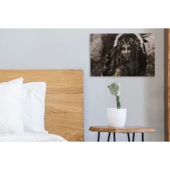 MuchoWow Tableau Sur Toile Femme - Robe Indienne - Or Decoration Murale 30x20 C... -Dekliktableau Magasin tableau sur toile femme robe indienne or decoration murale 30x20 cm 12472886 33286872 1140x1140