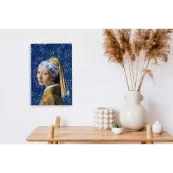 MuchoWow Tableau Sur Toile Fille Avec Une Boucle D'oreille En Perle - Bleu De D... -Dekliktableau Magasin tableau sur toile fille avec une boucle doreille en perle bleu de delft vermeer decoration murale 20x30 cm 12473130 33287618 1140x1140