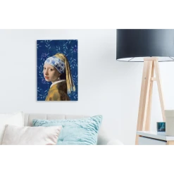 MuchoWow Tableau Sur Toile Fille Avec Une Boucle D'oreille En Perle - Bleu De D... -Dekliktableau Magasin tableau sur toile fille avec une boucle doreille en perle bleu de delft vermeer decoration murale 20x30 cm 12473130 33287620 1140x1140