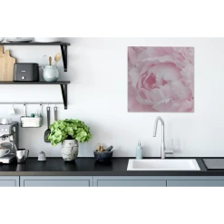 MuchoWow Tableau Sur Toile Gros Plan Et Vue De Dessus D'une Pivoine Rose Decora... -Dekliktableau Magasin tableau sur toile gros plan et vue de dessus dune pivoine rose decoration murale 50x50 cm 12459146 33244610 1140x1140