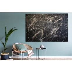 MuchoWow Tableau Sur Toile Marbre - Noir - Blanc Decoration Murale 150x100 Cm -Dekliktableau Magasin tableau sur toile marbre noir blanc decoration murale 150x100 cm 12466932 33268374 1140x1140