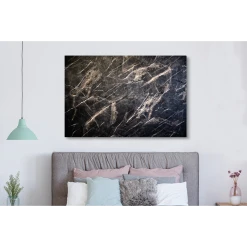 MuchoWow Tableau Sur Toile Marbre - Noir - Blanc Decoration Murale 150x100 Cm -Dekliktableau Magasin tableau sur toile marbre noir blanc decoration murale 150x100 cm 12466932 33268376 1140x1140
