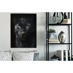 MuchoWow Tableau Sur Toile Panthère - Noir - Jaune Decoration Murale 60x80 Cm -Dekliktableau Magasin tableau sur toile panthere noir jaune decoration murale 60x80 cm 12473424 33288548 1140x1140