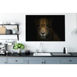 MuchoWow Tableau Sur Toile Panthère - Noir - Nuit Decoration Murale 120x80 Cm -Dekliktableau Magasin tableau sur toile panthere noir nuit decoration murale 120x80 cm 12454208 33229874 1140x1140