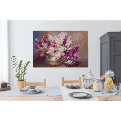 MuchoWow Tableau Sur Toile Peinture à L'huile - Lilas - Couleurs Decoration Mu... -Dekliktableau Magasin tableau sur toile peinture a lhuile lilas couleurs decoration murale 140x90 cm 12437828 33180006 1140x1140