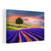 MuchoWow Tableau Sur Toile Peinture D'un Champ De Lavande Decoration Murale 30x...