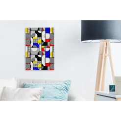 MuchoWow Tableau Sur Toile Peinture - Mondrian - Couleurs Decoration Murale 20x... -Dekliktableau Magasin tableau sur toile peinture mondrian couleurs decoration murale 20x30 cm 12466356 33266606 1140x1140