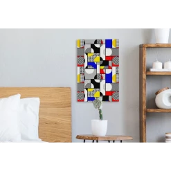 MuchoWow Tableau Sur Toile Peinture - Mondrian - Couleurs Decoration Murale 20x... -Dekliktableau Magasin tableau sur toile peinture mondrian couleurs decoration murale 20x30 cm 12466356 33266608 1140x1140