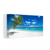 MuchoWow Tableau Sur Toile Plage - Mer - Palmier - Île Decoration Murale 160x8...