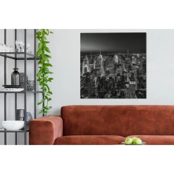 MuchoWow Tableau Sur Toile Skyline De New York, Noir Et Blanc Decoration Murale... -Dekliktableau Magasin tableau sur toile skyline de new york noir et blanc decoration murale 90x90 cm 12459126 33244538 1140x1140