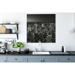 MuchoWow Tableau Sur Toile Skyline De New York, Noir Et Blanc Decoration Murale... -Dekliktableau Magasin tableau sur toile skyline de new york noir et blanc decoration murale 90x90 cm 12459126 33244542 1140x1140