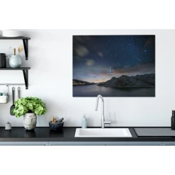 MuchoWow Tableau Sur Toile Une Pluie De Météorites Au-dessus Du Lac Decoratio... -Dekliktableau Magasin tableau sur toile une pluie de meteorites au dessus du lac decoration murale 80x60 cm 12464698 33261570 1140x1140