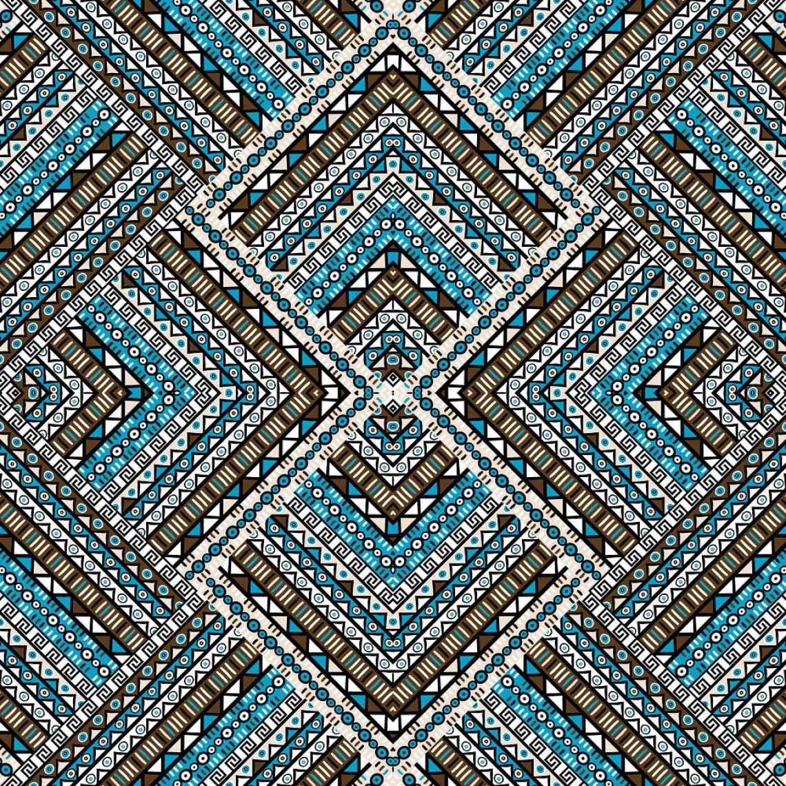 DECLIKTABLEAU Tableau The Fifth Patchwork Ethnicia 60 X 60