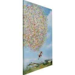 Karedesign Tableau Touched éléphant Fleurs Jour 80x100cm Kare Design -Dekliktableau Magasin tableau touched elephant fleurs jour 80x100cm kare design 14059120 39032574 1140x1140